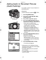 Preview for 77 page of Panasonic LUMIX DMC-FZ2EN Operating Instructions Manual