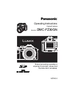 Panasonic Lumix DMC-FZ30GN Operating Instructions Manual preview