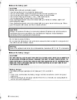 Preview for 4 page of Panasonic Lumix DMC-FZ35 Basic Operating Instructions Manual