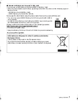 Preview for 7 page of Panasonic Lumix DMC-FZ35 Basic Operating Instructions Manual