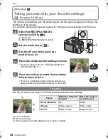 Preview for 24 page of Panasonic Lumix DMC-FZ35 Basic Operating Instructions Manual