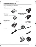 Preview for 7 page of Panasonic LUMIX DMC-FZ3GC Operating Instructions Manual