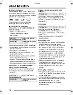 Preview for 12 page of Panasonic LUMIX DMC-FZ3GC Operating Instructions Manual