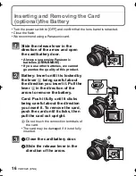 Предварительный просмотр 16 страницы Panasonic Lumix DMC-FZ45 Basic Operating Instructions Manual