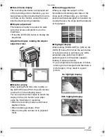 Preview for 27 page of Panasonic LUMIX DMC-FZ5GC Operating Instructions Manual