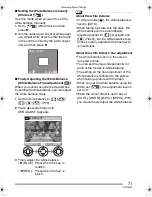 Preview for 71 page of Panasonic LUMIX DMC-FZ5GC Operating Instructions Manual