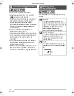 Preview for 74 page of Panasonic LUMIX DMC-FZ5GC Operating Instructions Manual