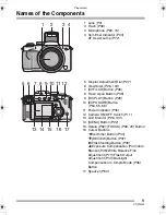 Предварительный просмотр 9 страницы Panasonic Lumix DMC-FZ5GN Operating Instructions Manual