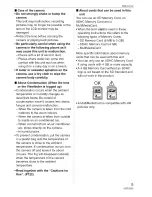 Preview for 5 page of Panasonic Lumix DMC-FZ8 Operating Instructions Manual