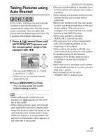 Preview for 49 page of Panasonic Lumix DMC-FZ8 Operating Instructions Manual