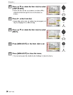 Preview for 28 page of Panasonic Lumix DMC-G1 Operating Instructions Manual