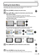 Preview for 29 page of Panasonic Lumix DMC-G1 Operating Instructions Manual