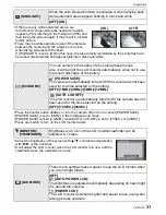 Preview for 31 page of Panasonic Lumix DMC-G1 Operating Instructions Manual