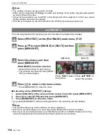 Preview for 114 page of Panasonic Lumix DMC-G1 Operating Instructions Manual