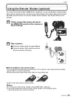 Preview for 131 page of Panasonic Lumix DMC-G1 Operating Instructions Manual