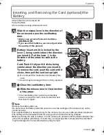 Preview for 25 page of Panasonic Lumix DMC-G10K Operating Instructions Manual