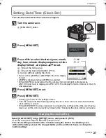 Preview for 27 page of Panasonic Lumix DMC-G10K Operating Instructions Manual