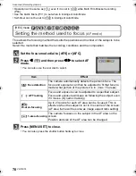 Preview for 70 page of Panasonic Lumix DMC-G10K Operating Instructions Manual