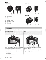 Preview for 14 page of Panasonic Lumix DMC-G5X Basic Operating Instructions Manual