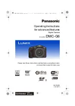 Panasonic LUMIX DMC-G6GN Operating Instructions For Advanced Features preview