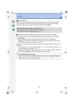 Preview for 91 page of Panasonic LUMIX DMC-G6GN Operating Instructions For Advanced Features