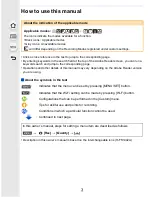 Preview for 3 page of Panasonic LUMIX DMC-G7 Owner'S Manual For Advanced Features