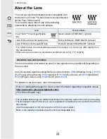 Preview for 20 page of Panasonic LUMIX DMC-G7 Owner'S Manual For Advanced Features