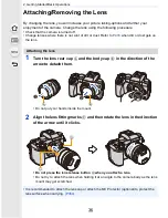 Preview for 36 page of Panasonic LUMIX DMC-G7 Owner'S Manual For Advanced Features