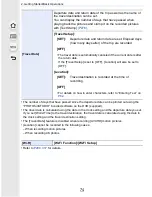 Preview for 74 page of Panasonic LUMIX DMC-G7 Owner'S Manual For Advanced Features
