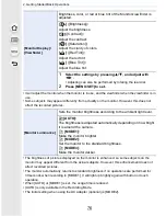 Preview for 76 page of Panasonic LUMIX DMC-G7 Owner'S Manual For Advanced Features