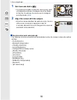 Preview for 84 page of Panasonic LUMIX DMC-G7 Owner'S Manual For Advanced Features