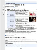 Preview for 234 page of Panasonic LUMIX DMC-G7 Owner'S Manual For Advanced Features