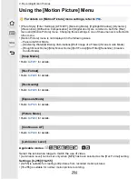 Preview for 254 page of Panasonic LUMIX DMC-G7 Owner'S Manual For Advanced Features