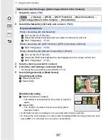Preview for 307 page of Panasonic LUMIX DMC-G7 Owner'S Manual For Advanced Features