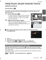 Предварительный просмотр 25 страницы Panasonic LUMIX DMC-G7H Basic Owner'S Manual