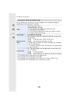 Preview for 266 page of Panasonic Lumix DMC-G85MK Owner'S Manual For Advanced Features