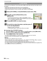 Preview for 134 page of Panasonic Lumix DMC-GF1 C Operating Instructions Manual