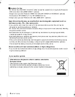 Preview for 4 page of Panasonic Lumix DMC-GF6W Basic Operating Instructions Manual