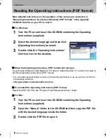 Preview for 6 page of Panasonic Lumix DMC-GF6W Basic Operating Instructions Manual