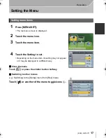 Предварительный просмотр 17 страницы Panasonic Lumix DMC-GF6W Basic Operating Instructions Manual