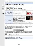 Предварительный просмотр 201 страницы Panasonic Lumix DMC-GF7 Operating Instructions For Advanced Features