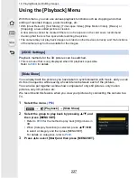 Предварительный просмотр 227 страницы Panasonic Lumix DMC-GF7 Operating Instructions For Advanced Features