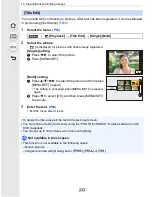 Предварительный просмотр 233 страницы Panasonic Lumix DMC-GF7 Operating Instructions For Advanced Features
