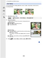 Предварительный просмотр 234 страницы Panasonic Lumix DMC-GF7 Operating Instructions For Advanced Features