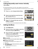 Предварительный просмотр 20 страницы Panasonic Lumix DMC-GF7K Owner'S Manual