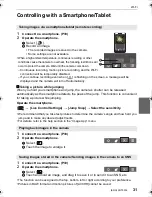 Предварительный просмотр 31 страницы Panasonic Lumix DMC-GF7K Owner'S Manual