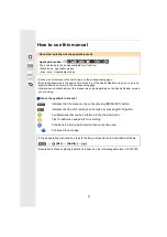 Preview for 3 page of Panasonic Lumix DMC-GF8 Operating Instructions Manual