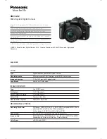 Panasonic Lumix DMC-GH2 Brochure preview