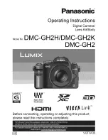 Panasonic Lumix DMC-GH2 Operating Instructions Manual preview
