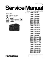 Предварительный просмотр 1 страницы Panasonic Lumix DMC-GH4A Service Manual